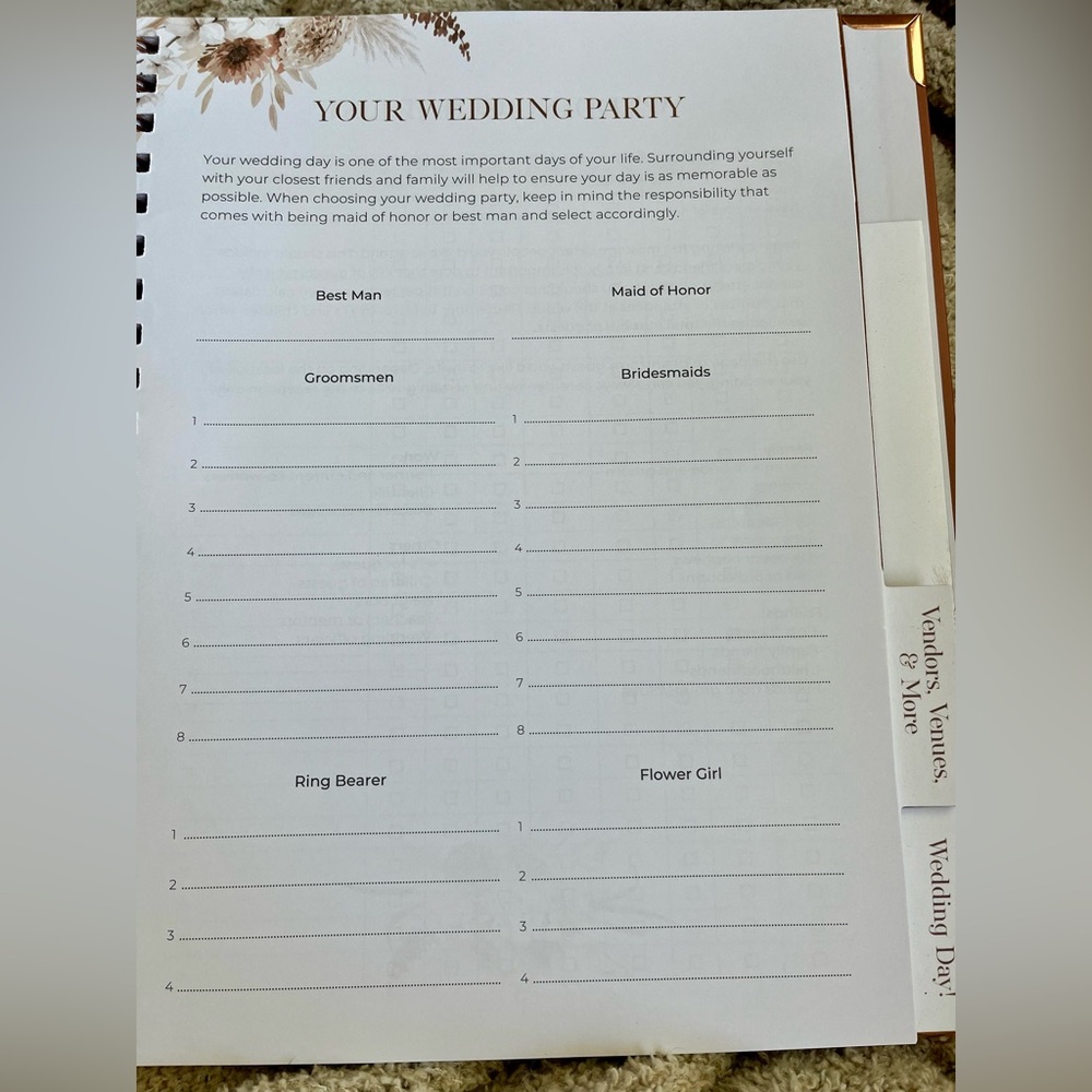 **Brand New** Wedding Planner (Hardcover) - Picture 8 of 15